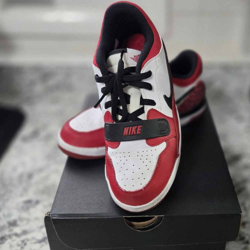 Jordan Kids Sneakers Red Black White
